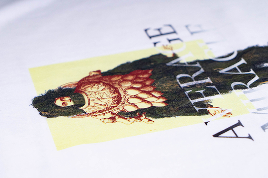 グラデーションやぼかしのデザインはインクジェットで印刷するとオリジナルTシャツのデザインの幅が広がります。